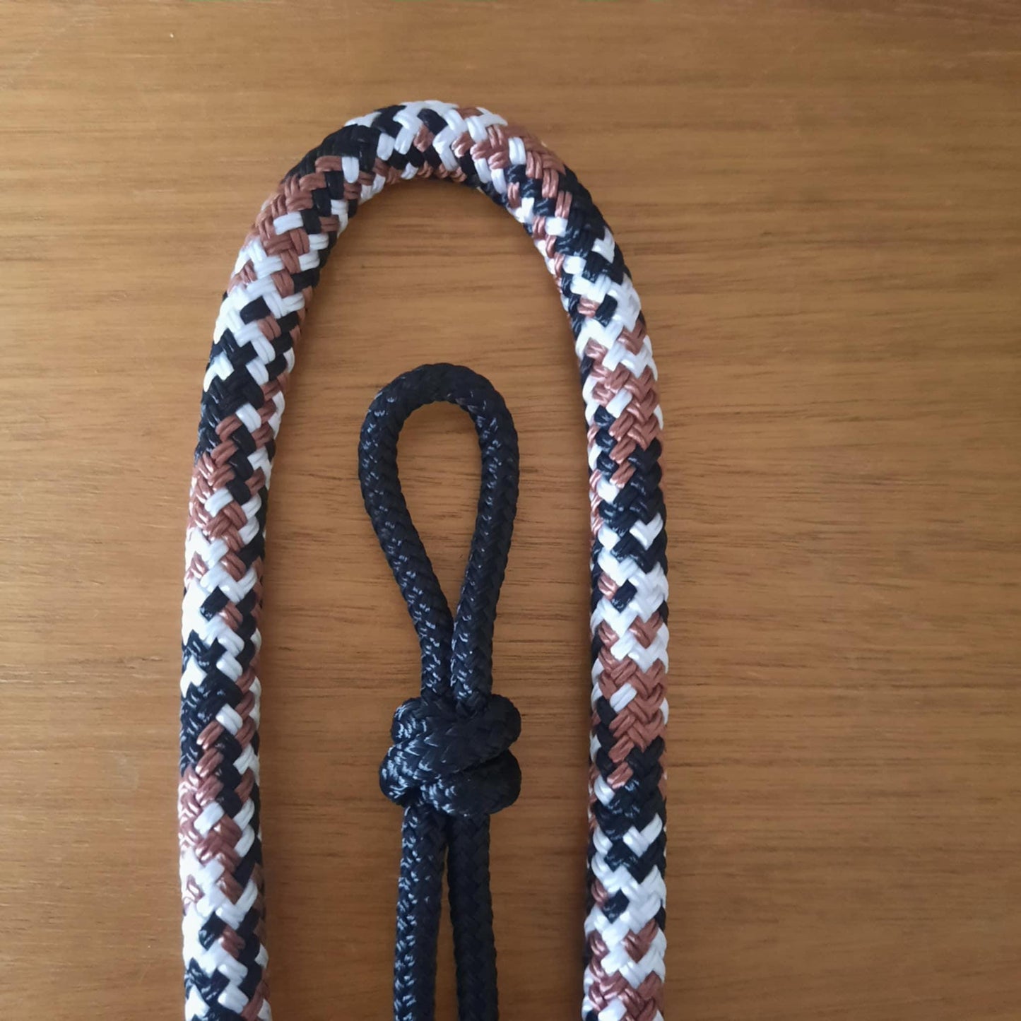 Earthen on Black Headstall & 12ft Lead Combo