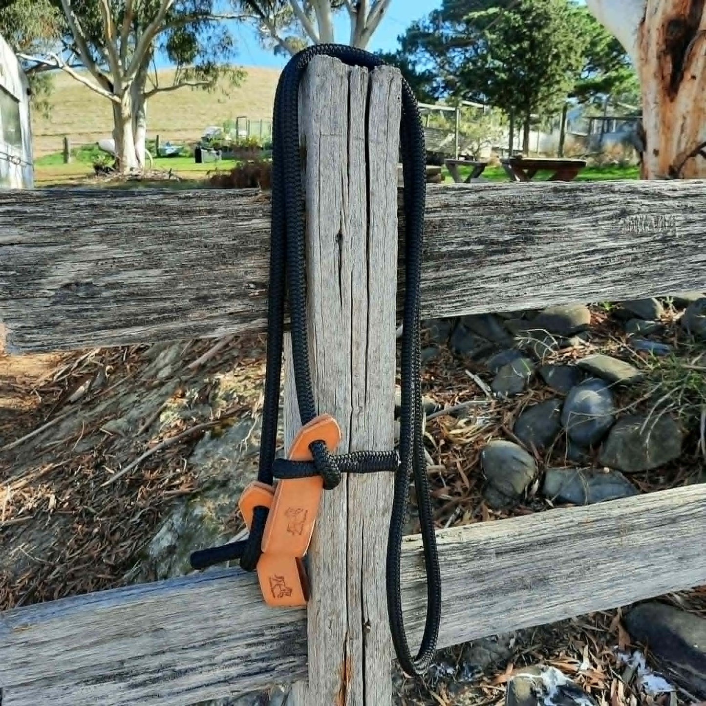 Joined Rope Reins with Slobber Straps