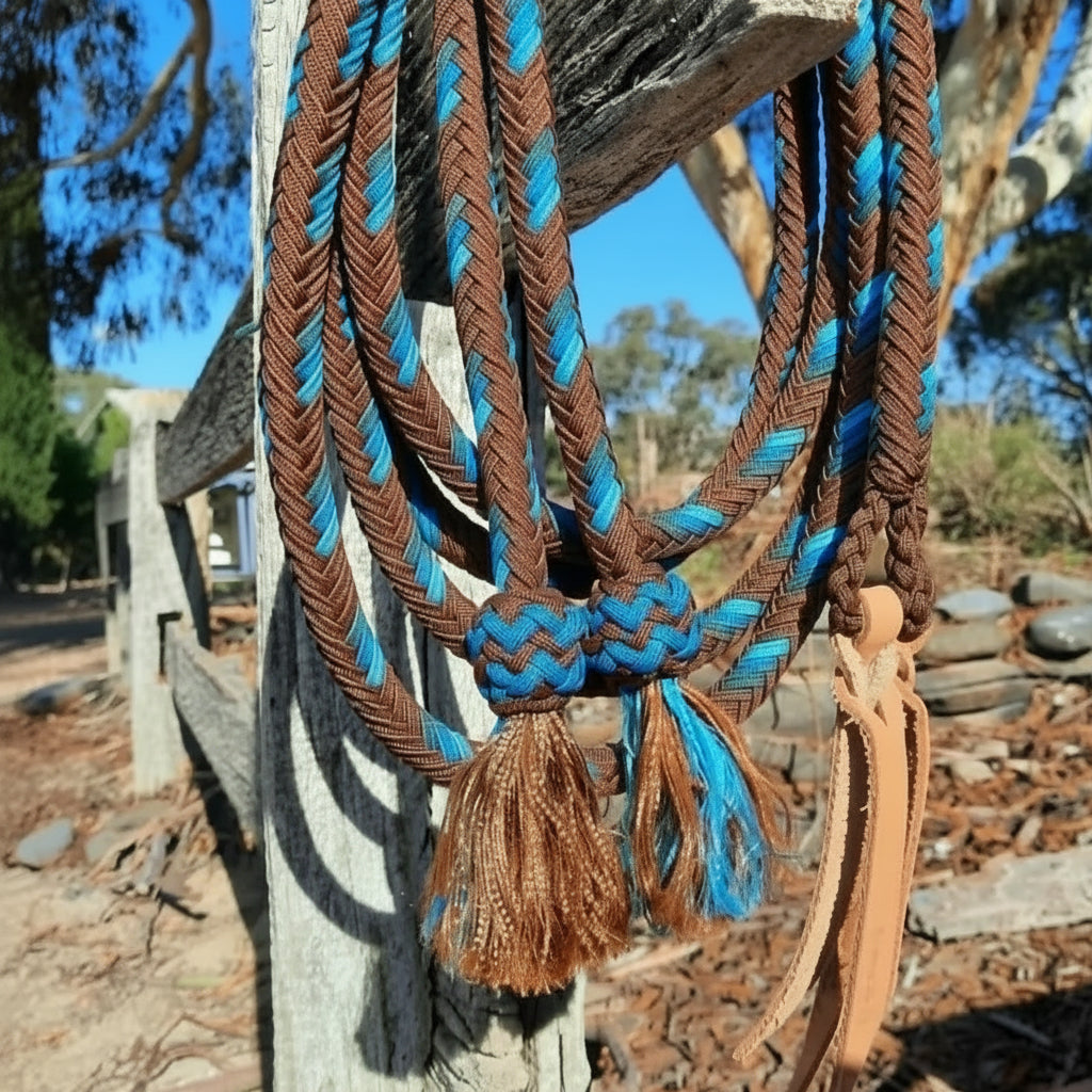 Braided Paracord Split Reins