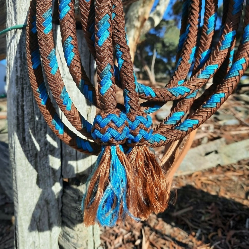 Braided Paracord Split Reins