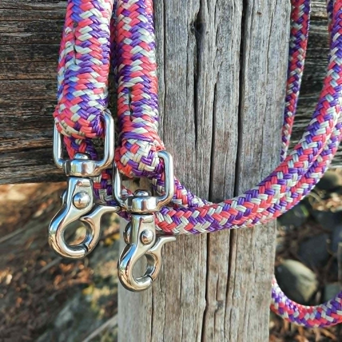 Joined Rope Reins with Clips