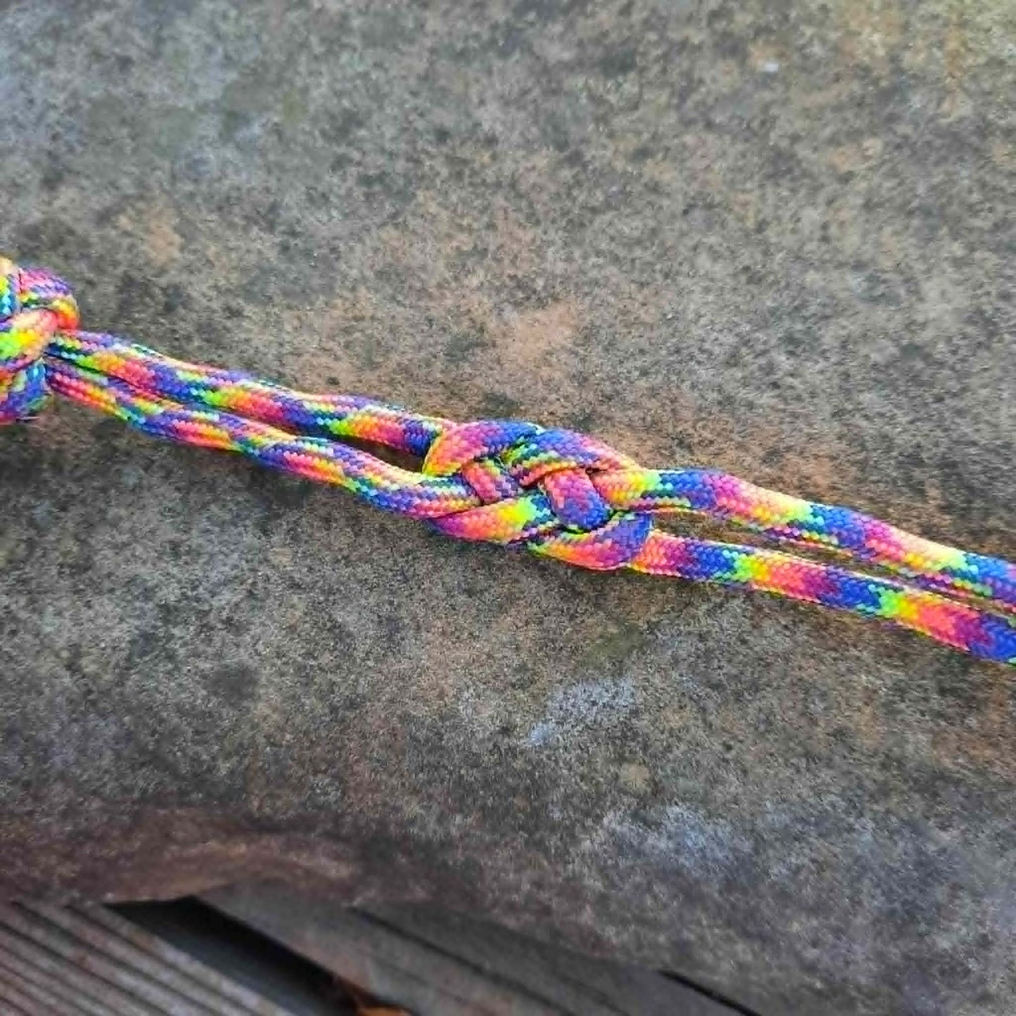 Bit Hobble for Snaffle in Rainbow