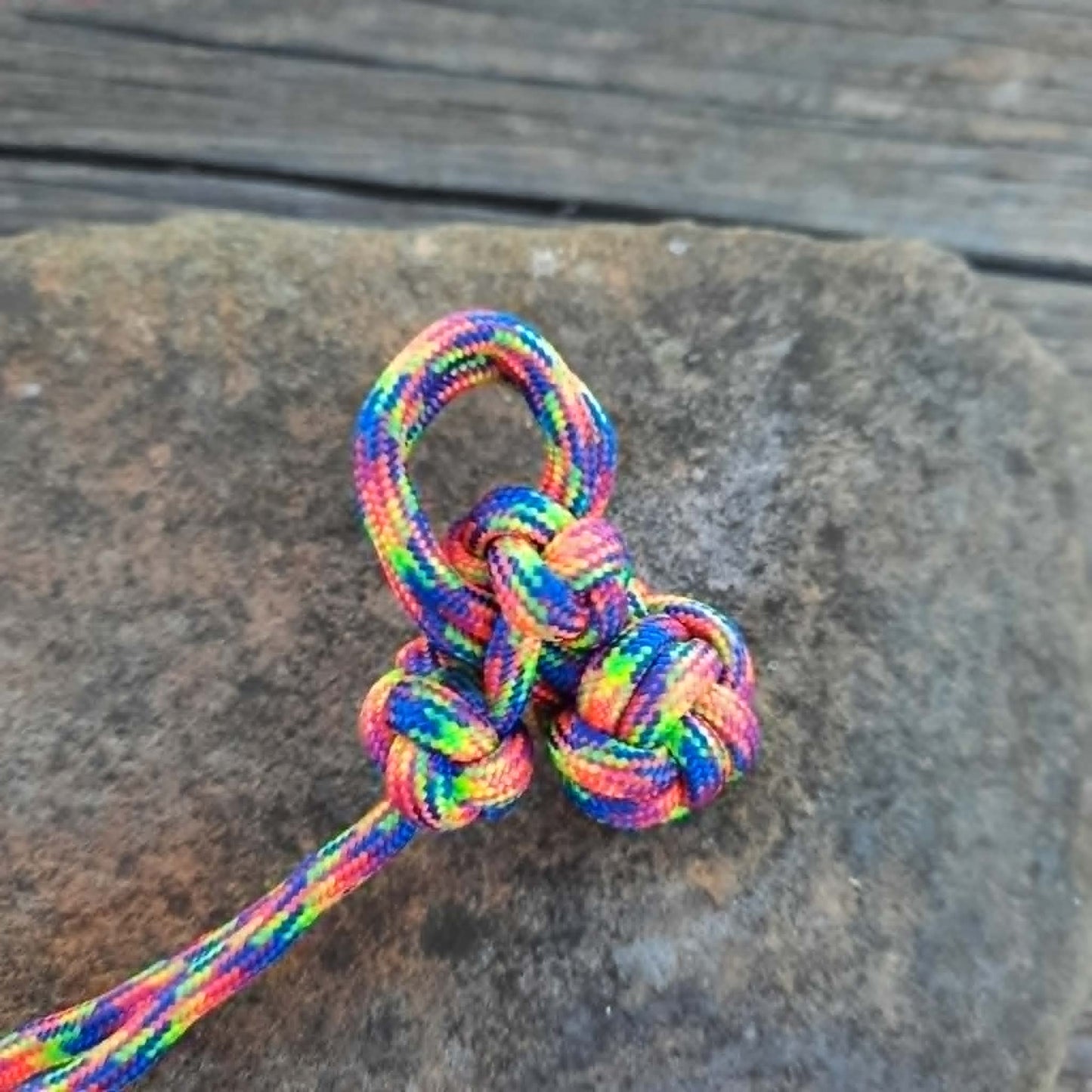 Bit Hobble for Snaffle in Rainbow