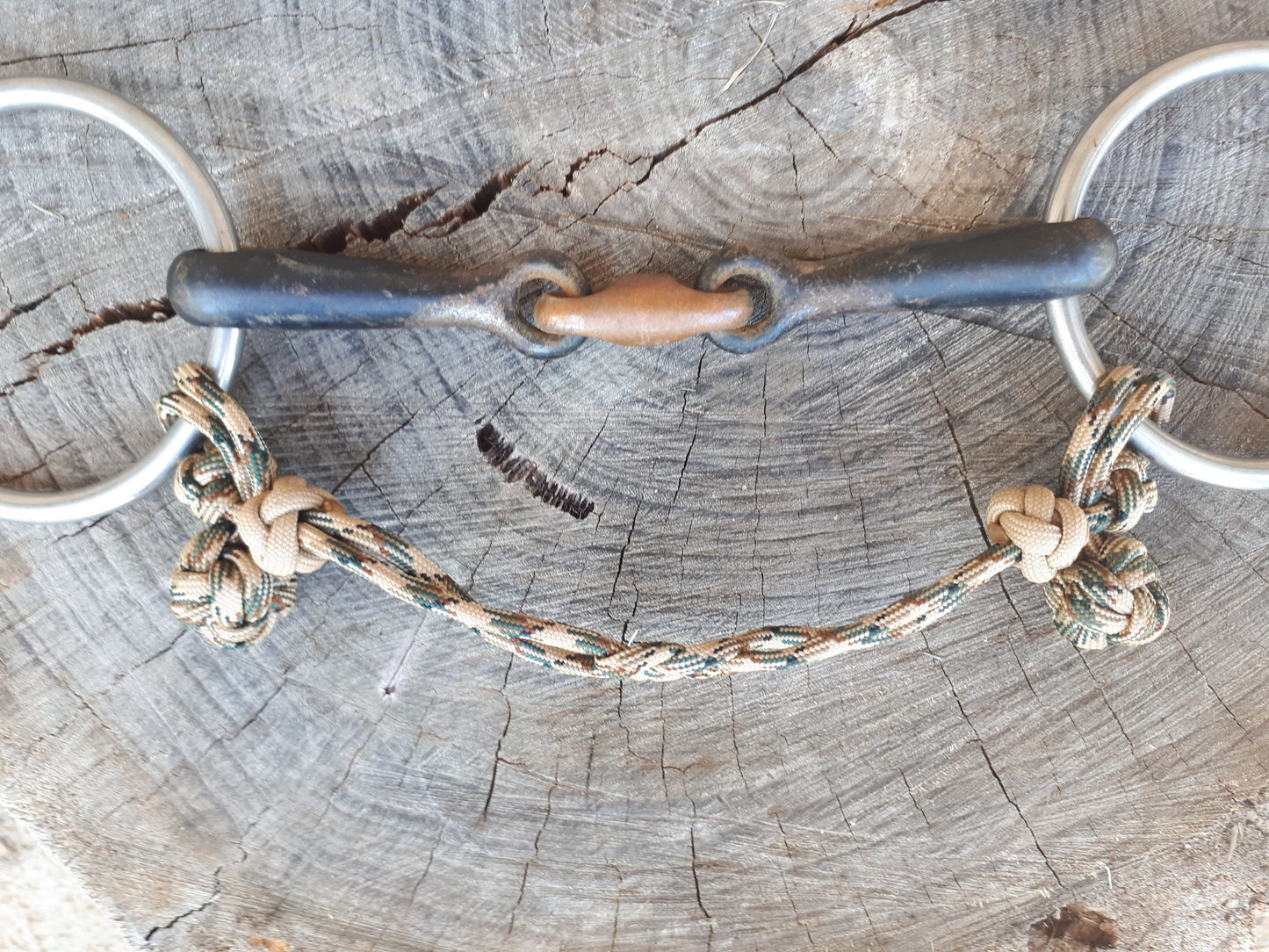 Bit Hobble for Snaffle in Camouflage